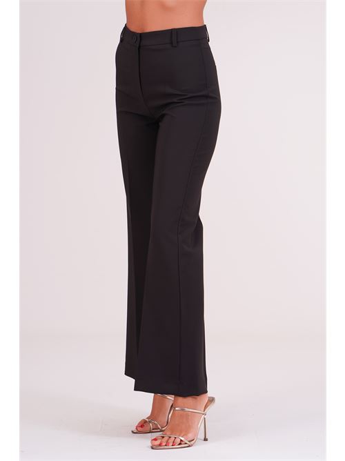 Pantalone in cady elastico GM by Gai Mattiolo | GM4135NERO